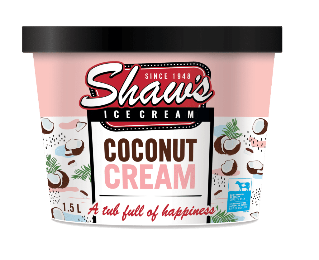 Coconut Cream Shaw's Ice Cream